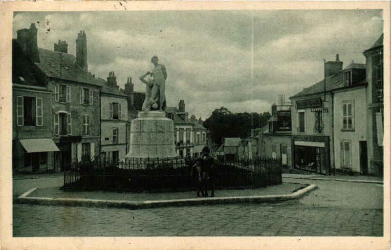 Carte postale ancienne Chateaudun - Le Gaulois Vaincu à Châteaudun