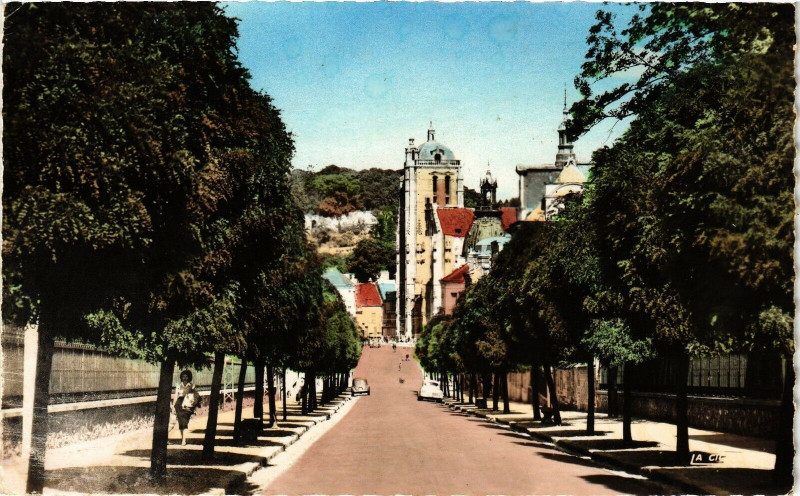 Carte postale ancienne Dreux - Boulevard Louis-Terrier à Dreux