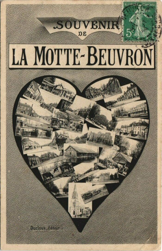 Carte postale ancienne Souvenir de La Motte Beuvron