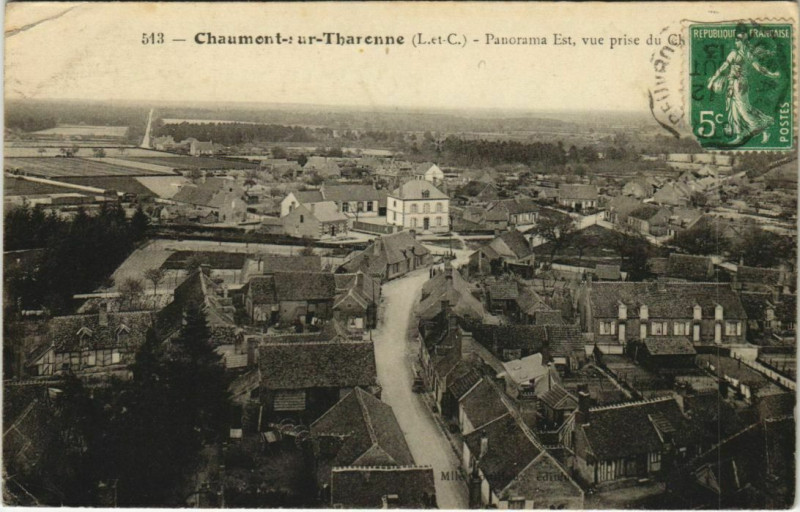 Carte postale ancienne Chateauneuf-sur-Cher-Boissereau-Digue sur le Cher