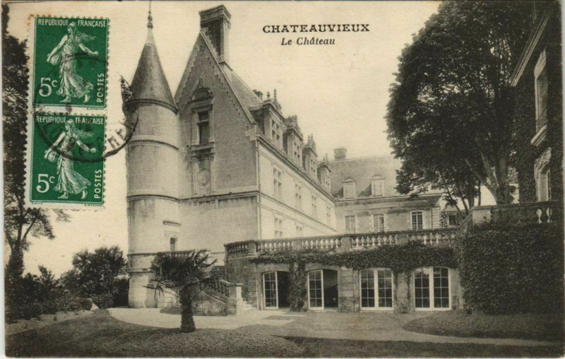 Carte postale ancienne Chateuvieux-Le Chateau