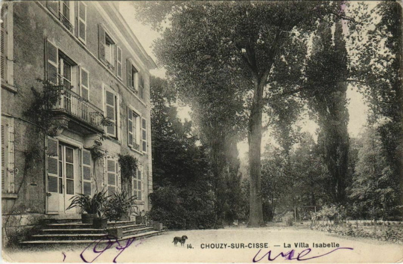 Carte postale ancienne Chouzy sur Cisse-La Villa Isabelle