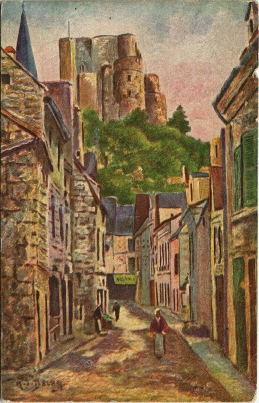 Carte postale ancienne Chateau de Montrichard