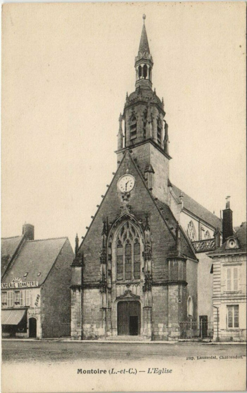Carte postale ancienne Montoire-L'Eglise
