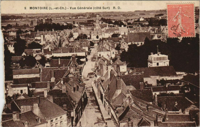 Carte postale ancienne Montoire-Vue générale