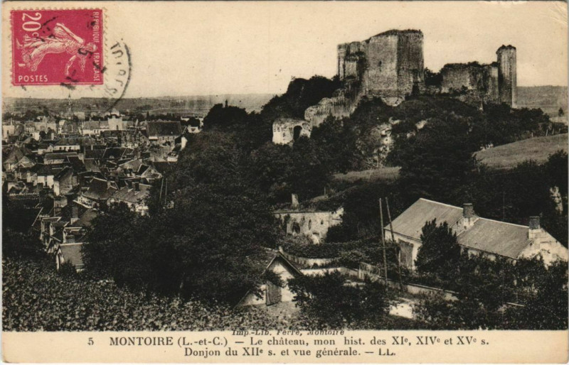 Carte postale ancienne Montoire-Le Chateau