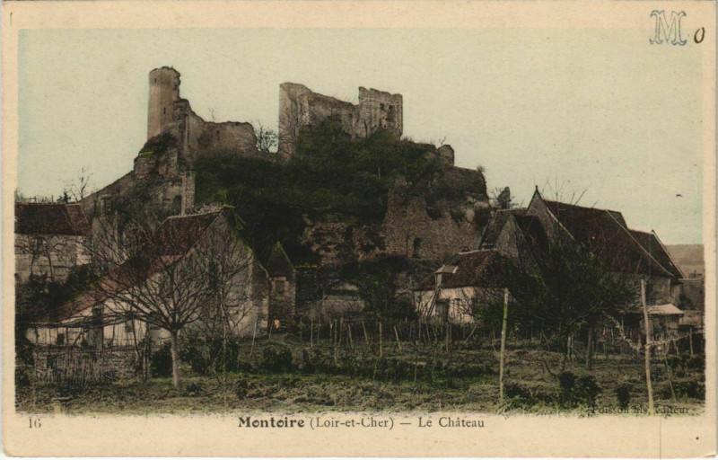 Carte postale ancienne Montoire-Le Chateau
