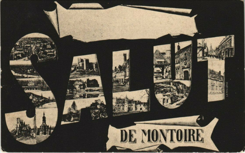 Carte postale ancienne Salut de Montoire