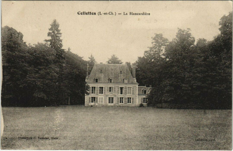Carte postale ancienne Cellettes - La Blancardiere à Cellettes