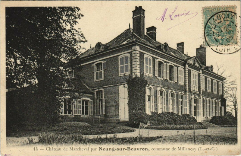 Carte postale ancienne Neung-sur-Beuvron - Commune de Millancay à Neung-sur-Beuvron