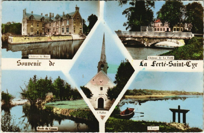 Carte postale ancienne Souvenir de La Serte-Saint-Cyr