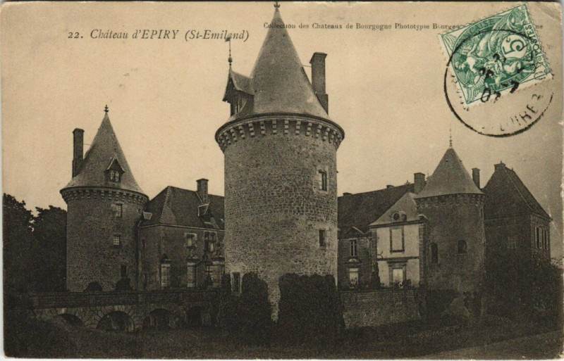 Carte postale ancienne Chateau d'Epiry