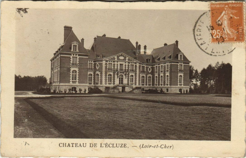 Carte postale ancienne Chateau De L'Ecluze