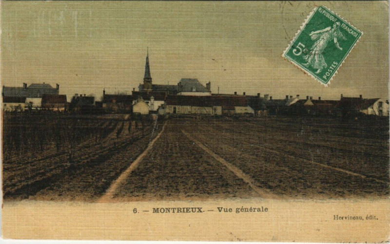 Carte postale ancienne Montrieaux - Vue générale
