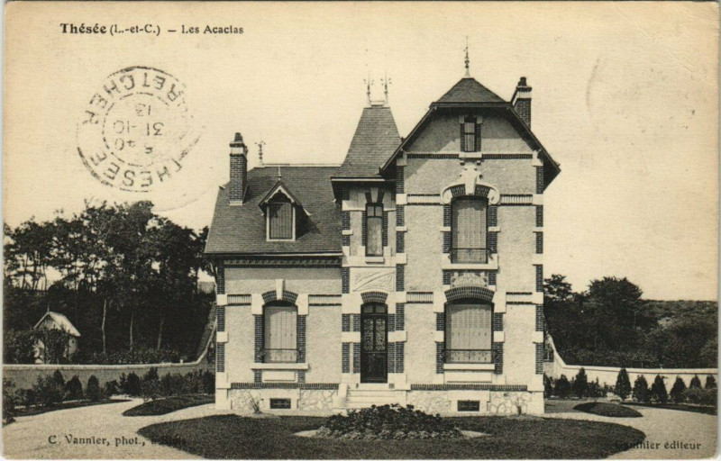 Carte postale ancienne Thesee - Les Acaclas à Thésée