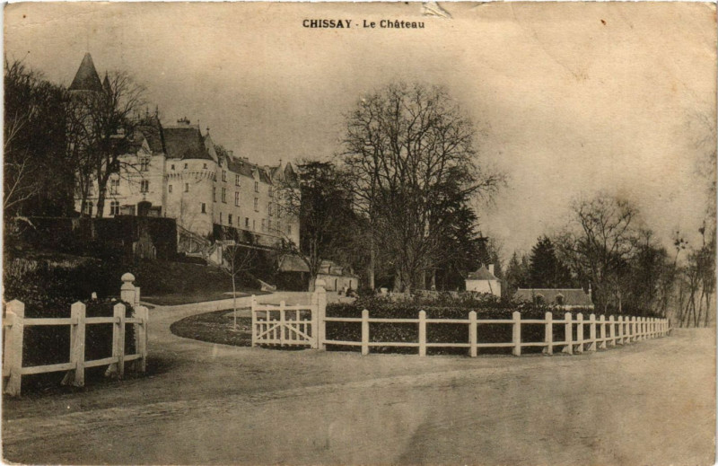 Carte postale ancienne Chissay - Le Chateau