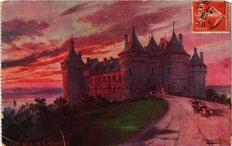 Carte postale ancienne Chateau de Chaumont