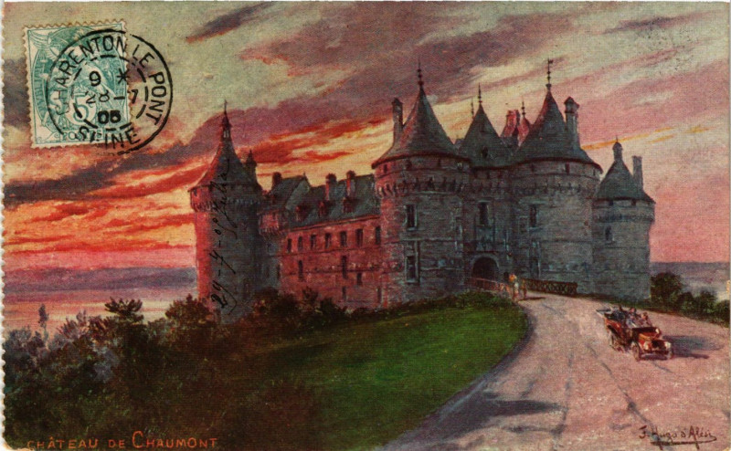 Carte postale ancienne Chateau de Chaumont