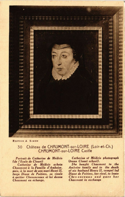 Carte postale ancienne Chateau du Chaumont-sur-Loire (L.-et-Ch.) Chauont-sur-Loire Castle à Chaumont-sur-Loire