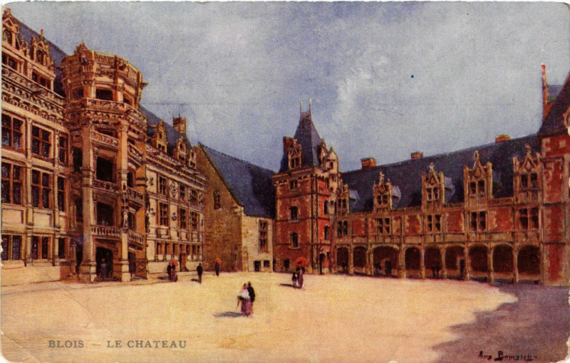 Carte postale ancienne Bois - Le Chateau