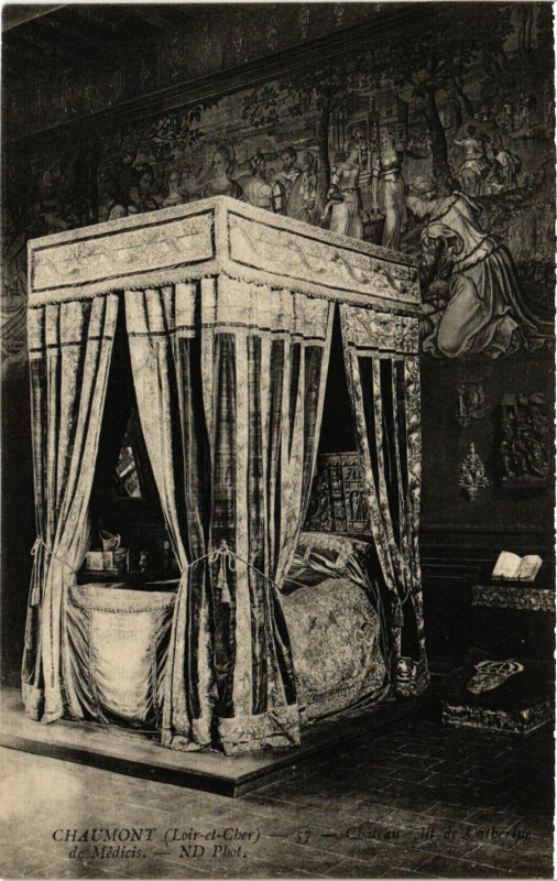 Carte postale ancienne Chaumont (Loir-et-Cher) - De Medicis