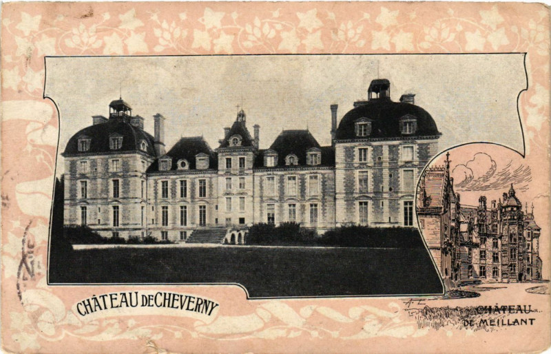 Carte postale ancienne Cheverny (Loir-&-Cher) - Le Chateau à Cheverny