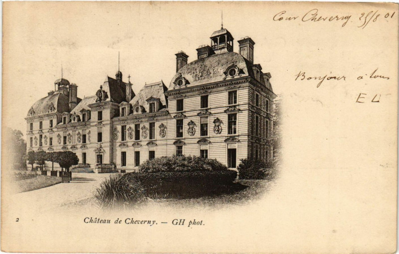 Carte postale ancienne Chateaude Cheverny à Cheverny