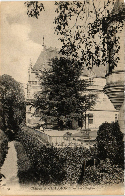 Carte postale ancienne Chateau de Chaumont - La Chapelle