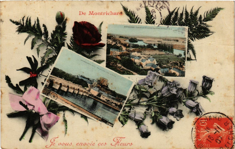 Carte postale ancienne De Montrichard