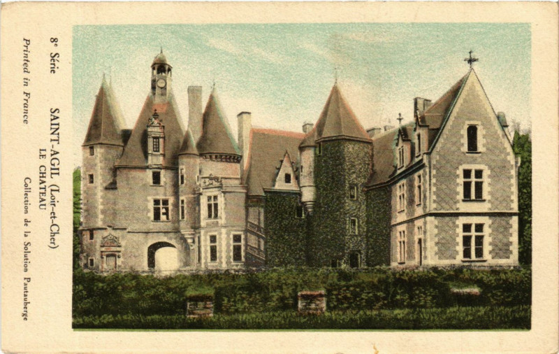 Carte postale ancienne Saint-Agil (Loir-et-Cher) - Le Chateau