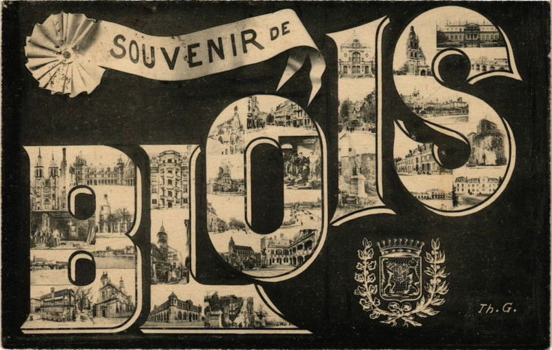 Carte postale ancienne Souvenir de Blois à Blois