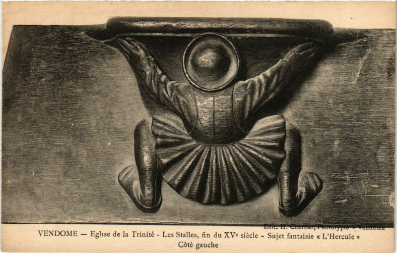Carte postale ancienne Vendome - Eglise de la Trinite - Les Stailes fn du Xv s.-Sujet à Vendôme