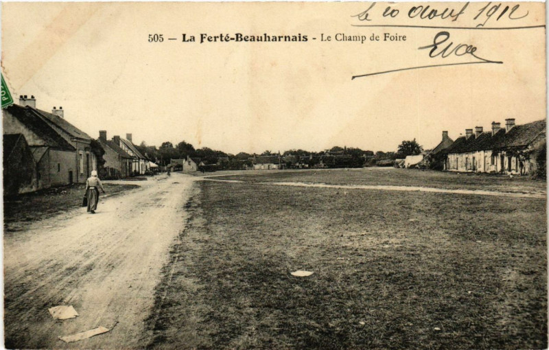 Carte postale ancienne La Ferte-Beauharnais - Le Chamo de Foire à La Ferté-Beauharnais