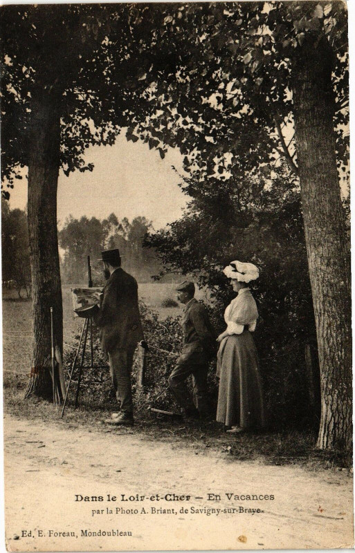 Carte postale ancienne Dans le Loir-et-Cher - En Vacances