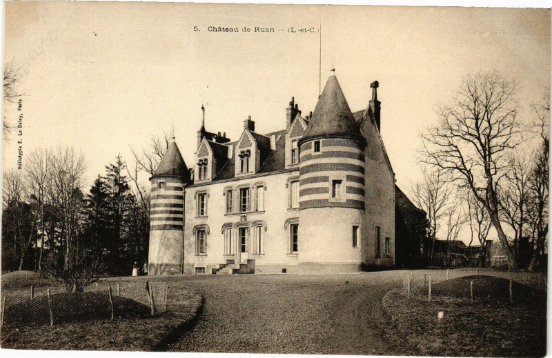 Carte postale ancienne Chateau de Buan - (L.-et-C.)