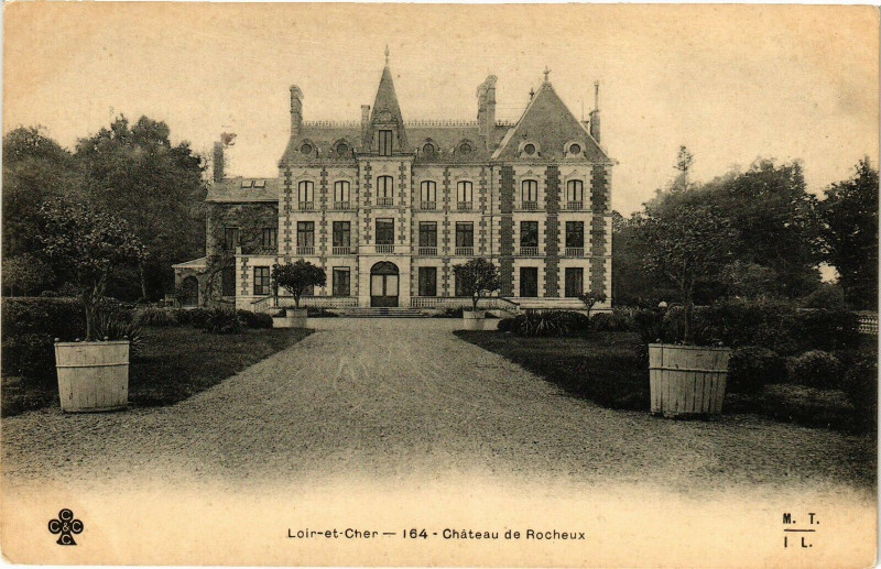 Carte postale ancienne Loir-et-Cher - Chateau de Rocheux