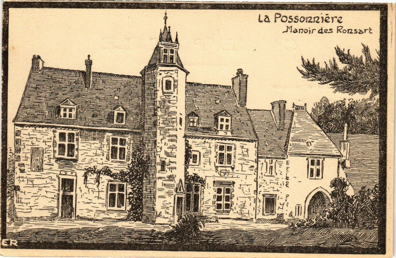 Carte postale ancienne La Possonniere - Manoir des Ronsart