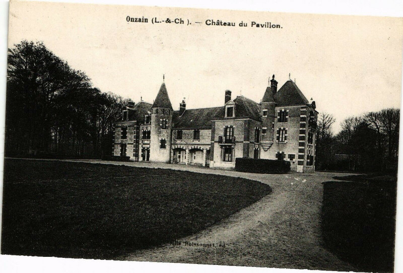 Carte postale ancienne Onzain (L.-&-Ch.) - Chateau du Pavillon