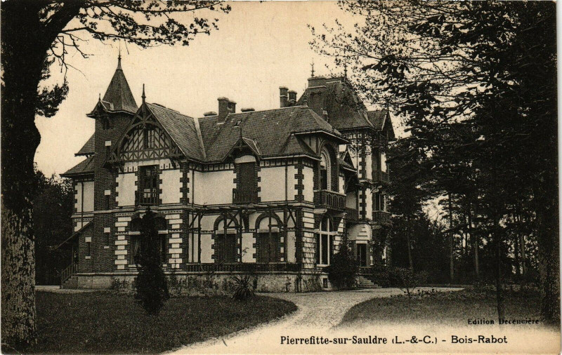Carte postale ancienne Pierrefitte-sur-Sauldre (L.-&-C.) - Bois-Rabot à Pierrefitte-sur-Sauldre