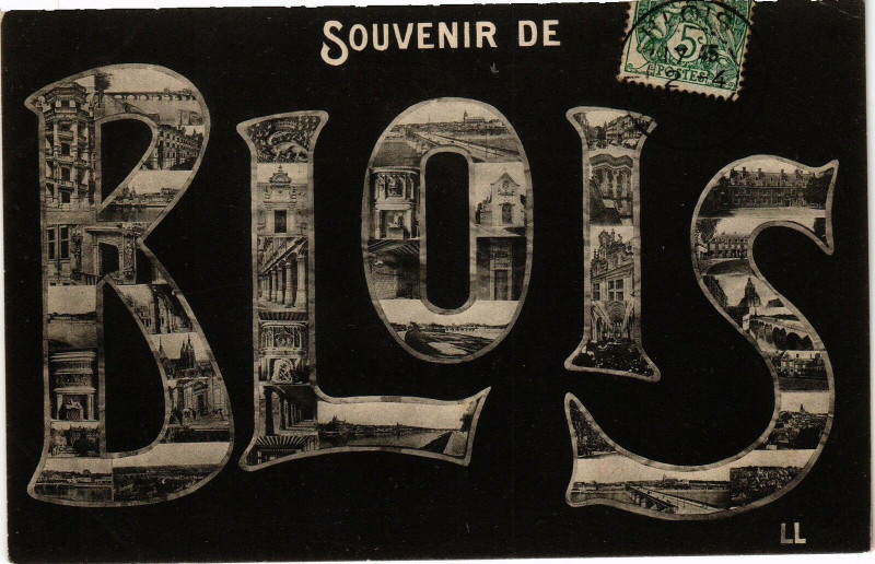 Carte postale ancienne Souvenir de Blois à Blois
