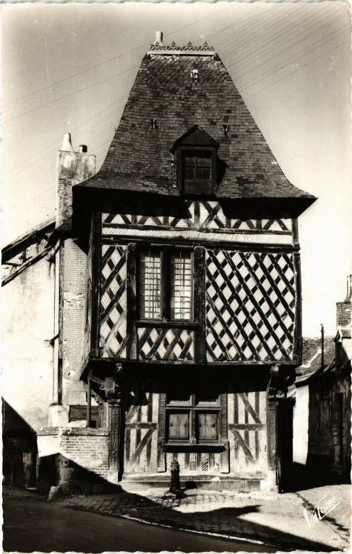 Carte postale ancienne En Sologne Romorantin (Loir-et-Cher) - Ancienne maison La