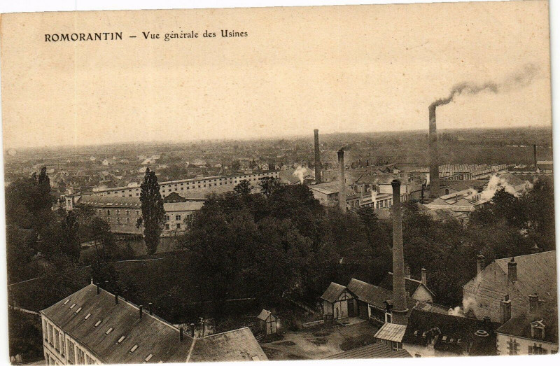 Carte postale ancienne Romorantin - Vue generalr des Ursines