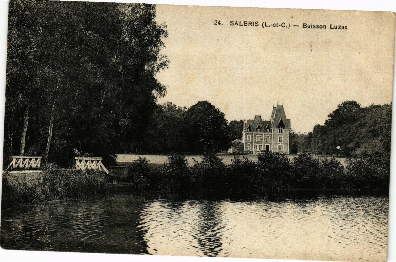 Carte postale ancienne Salbris (L.-et-C.) - Buisson Luzas à Salbris