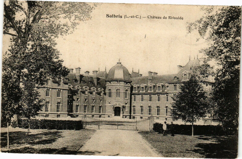 Carte postale ancienne Salbris (L.-et-C.) Chateau de Rivaulde à Salbris