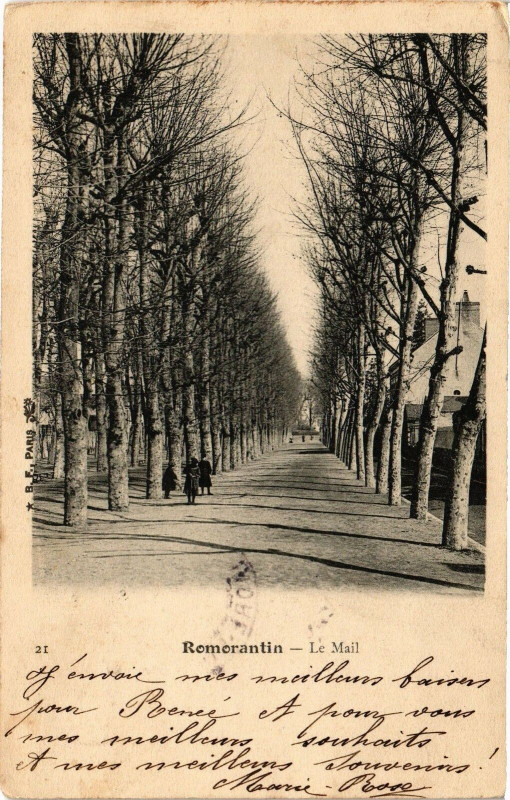Carte postale ancienne Romorantin-Le Mail