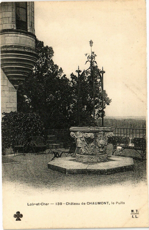 Carte postale ancienne Loir et Cher-Chateau de Chaumont le Puits