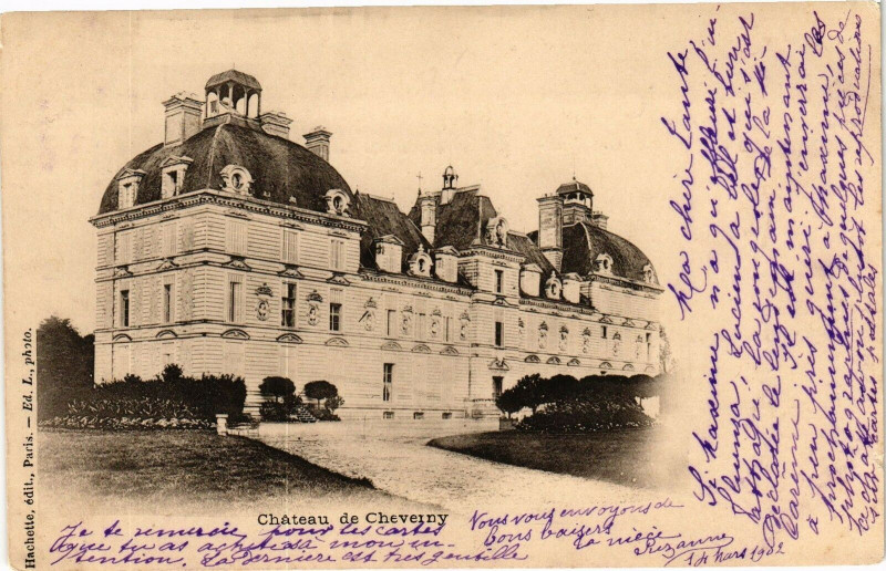 Carte postale ancienne Chateau de Cheverny à Cheverny