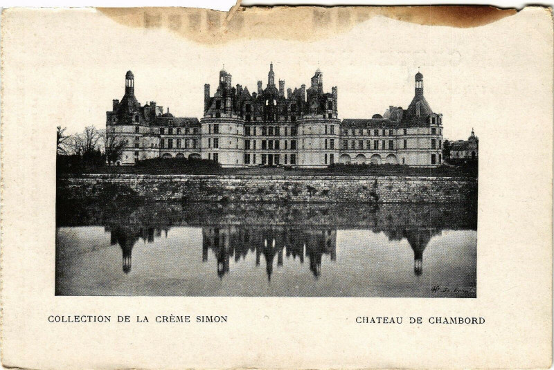 Carte postale ancienne Chateau de Chambord à Chambord