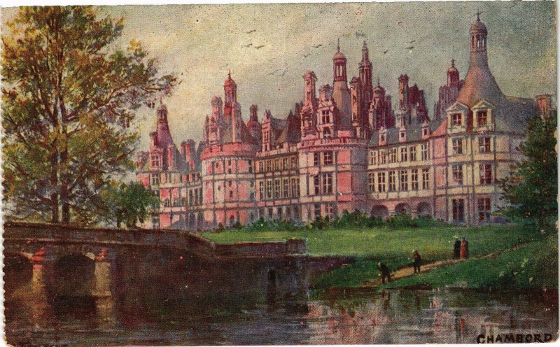 Carte postale ancienne Chambord à Chambord