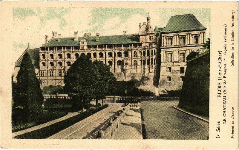 Carte postale ancienne Blois-Le Chateau à Blois